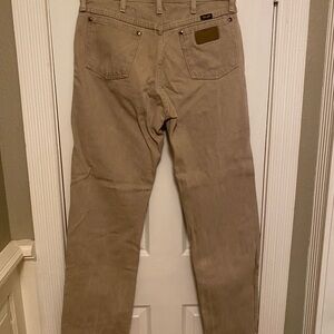 Wrangler Beige Denim Pants